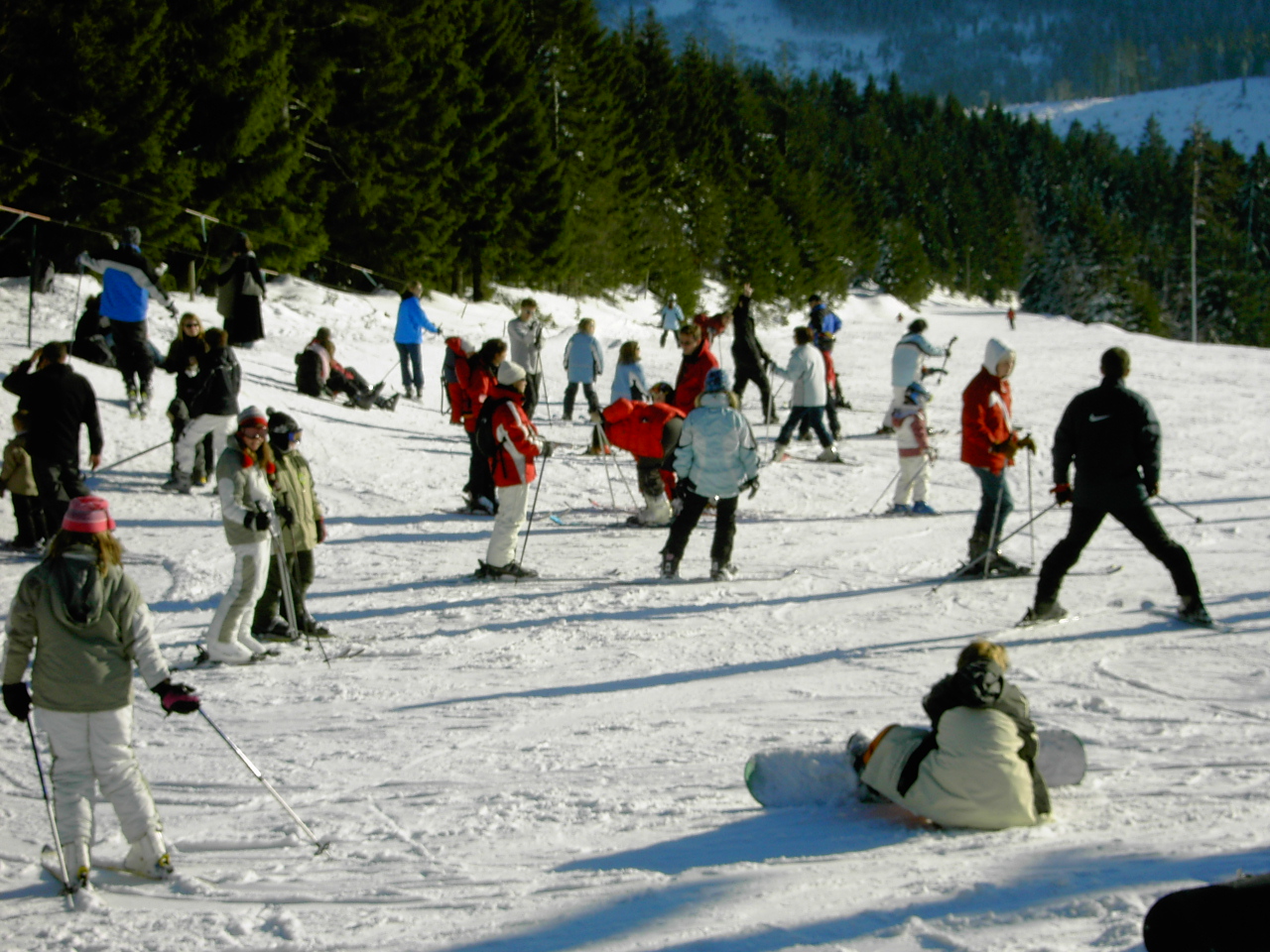 Leichte Abfahrt auch für Anfänger